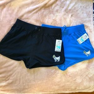 NWT Woman’s GOAT blue and black Medium shorts